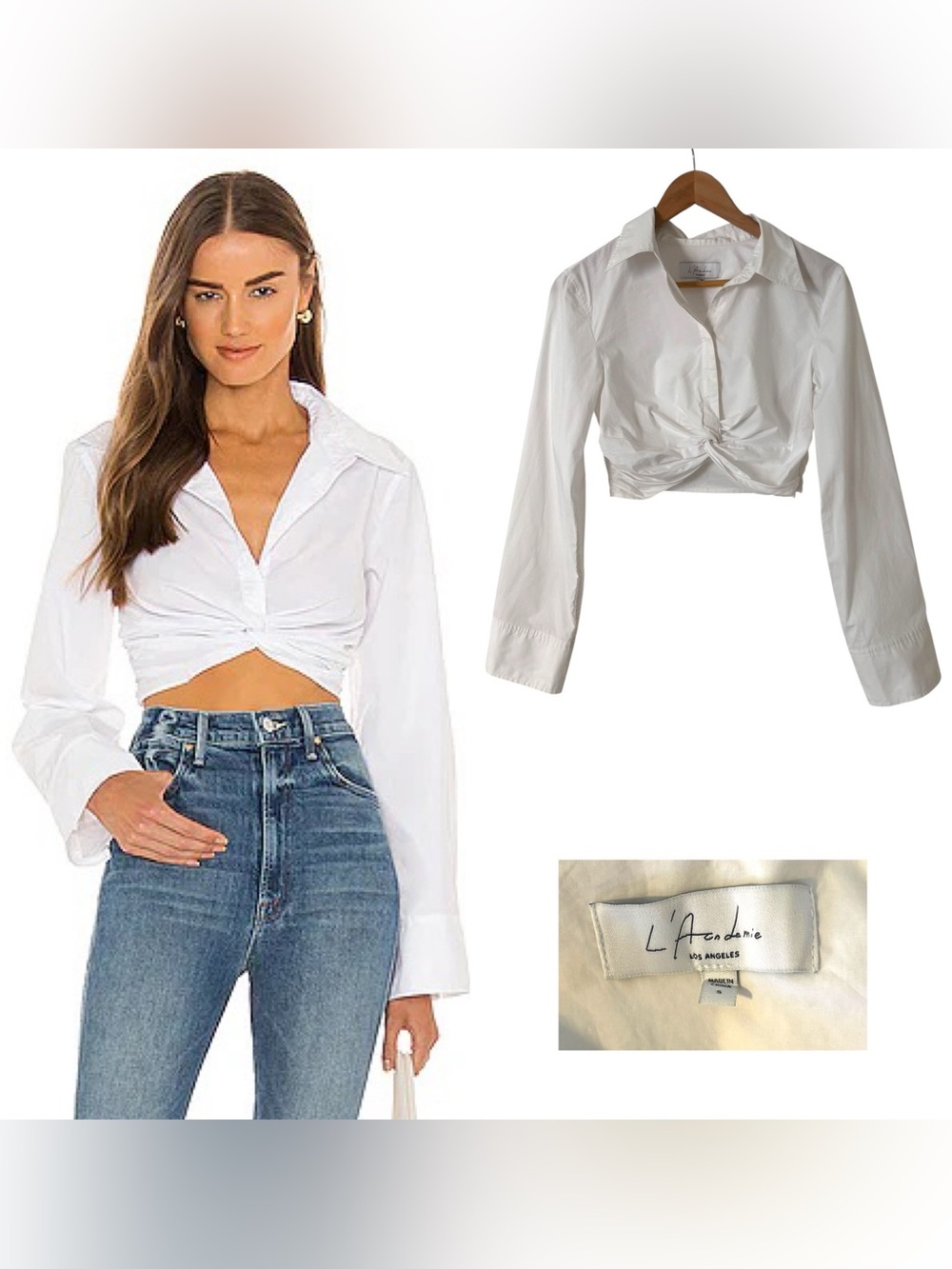 L’academie Zofia Crop Blouse
